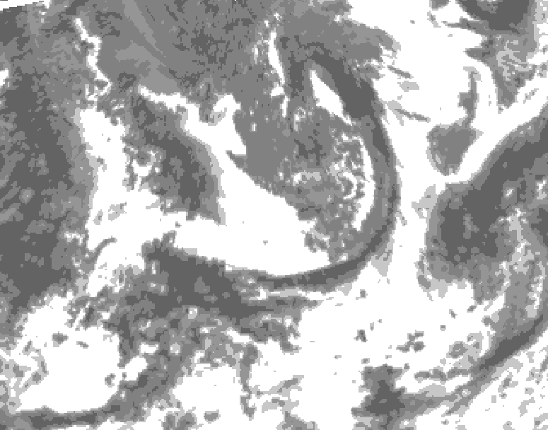 GDPS total cloud 054 hour forecast chart for Canada based on 2026/09/05 0000Z data