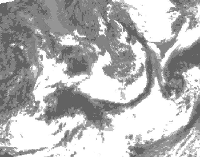 GDPS total cloud 066 hour forecast chart for Canada based on 2026/09/05 0000Z data