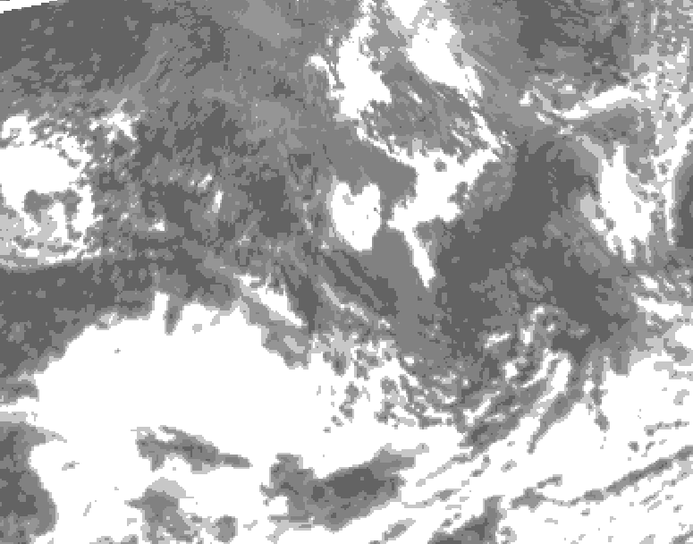GDPS total cloud 132 hour forecast chart for Canada based on 2026/09/05 0000Z data