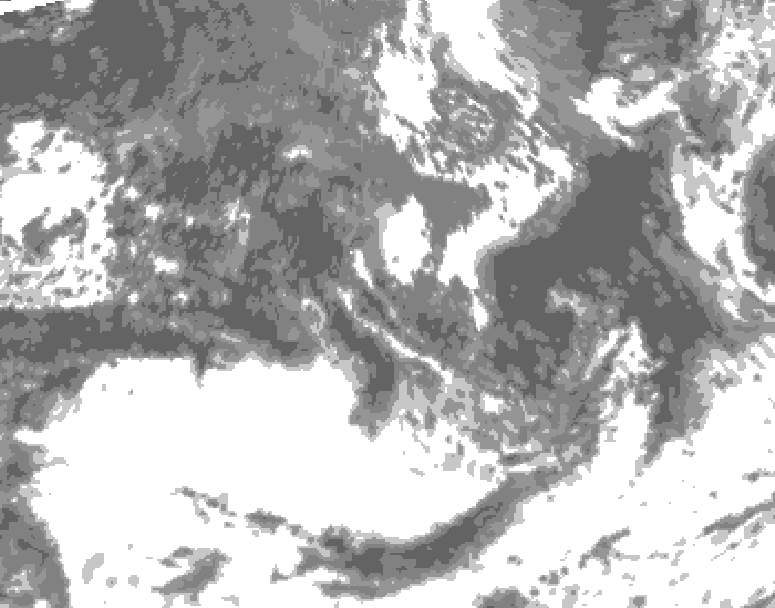GDPS total cloud 138 hour forecast chart for Canada based on 2026/09/05 0000Z data