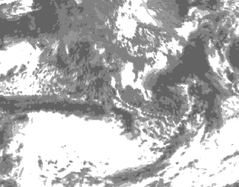 GDPS total cloud 144 hour forecast chart for Canada based on 2026/09/05 0000Z data