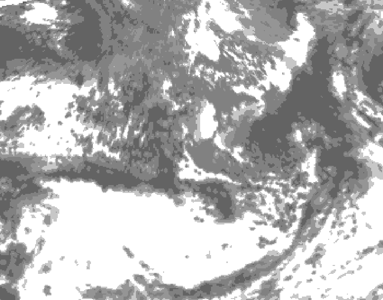 GDPS total cloud 150 hour forecast chart for Canada based on 2026/09/05 0000Z data