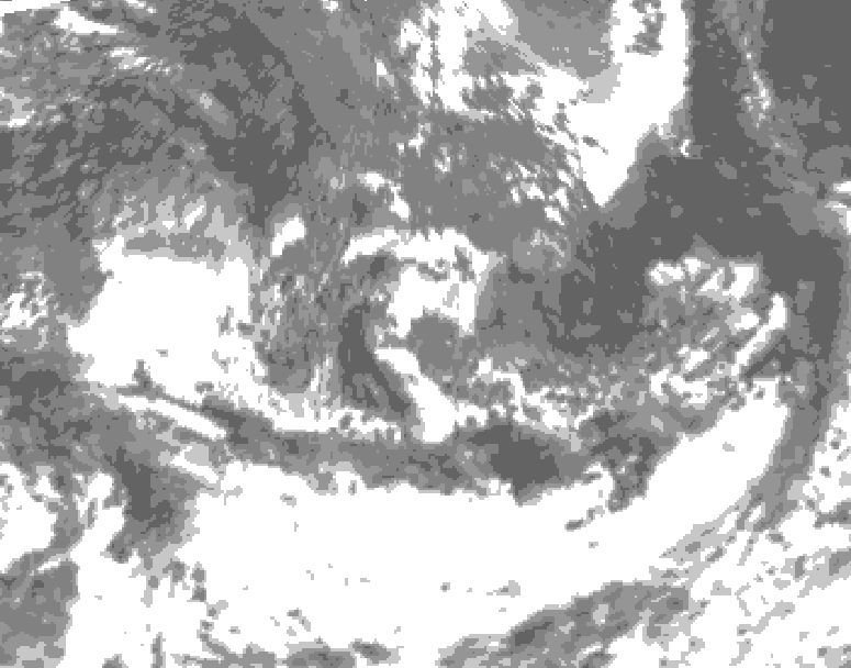 GDPS total cloud 168 hour forecast chart for Canada based on 2026/09/05 0000Z data