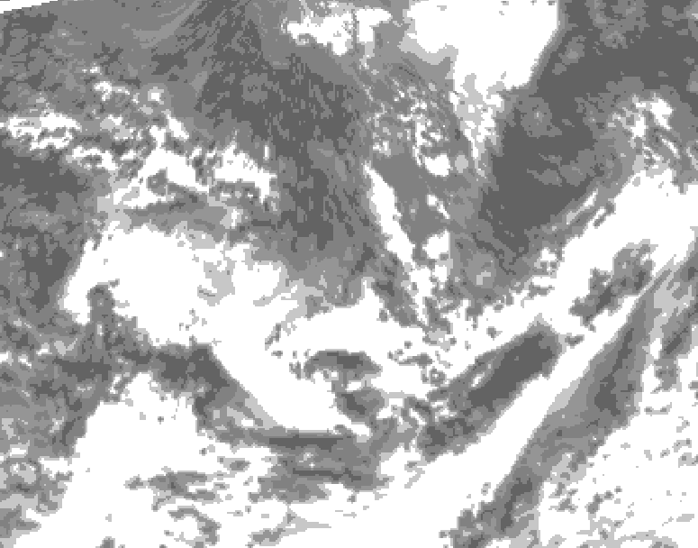 GDPS total cloud 198 hour forecast chart for Canada based on 2026/09/05 0000Z data
