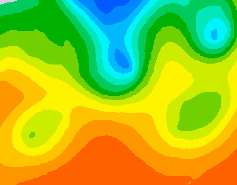 GDPS 500 millibar geopotential height 006 hour forecast chart for Canada based on 2026/09/06 0000Z data