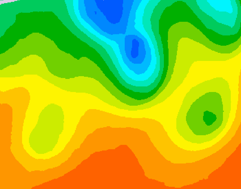 GDPS 500 millibar geopotential height 024 hour forecast chart for Canada based on 2026/09/06 0000Z data