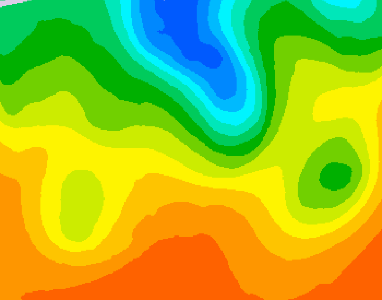 GDPS 500 millibar geopotential height 030 hour forecast chart for Canada based on 2026/09/06 0000Z data