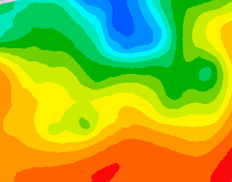 GDPS 500 millibar geopotential height 054 hour forecast chart for Canada based on 2026/09/06 0000Z data
