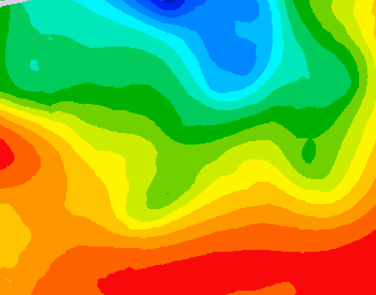 GDPS 500 millibar geopotential height 072 hour forecast chart for Canada based on 2026/09/06 0000Z data
