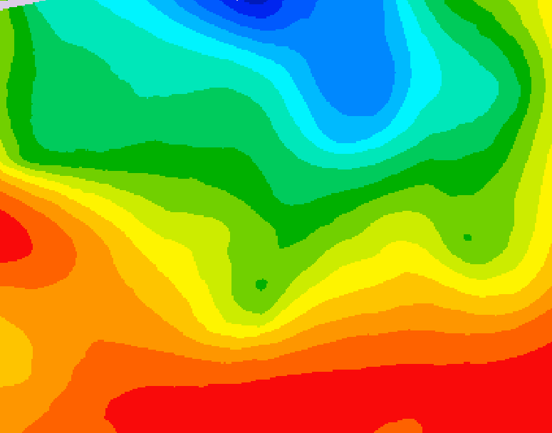 GDPS 500 millibar geopotential height 078 hour forecast chart for Canada based on 2026/09/06 0000Z data