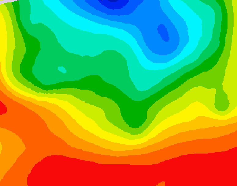 GDPS 500 millibar geopotential height 090 hour forecast chart for Canada based on 2026/09/06 0000Z data