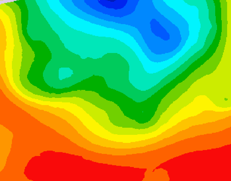 GDPS 500 millibar geopotential height 096 hour forecast chart for Canada based on 2026/09/06 0000Z data