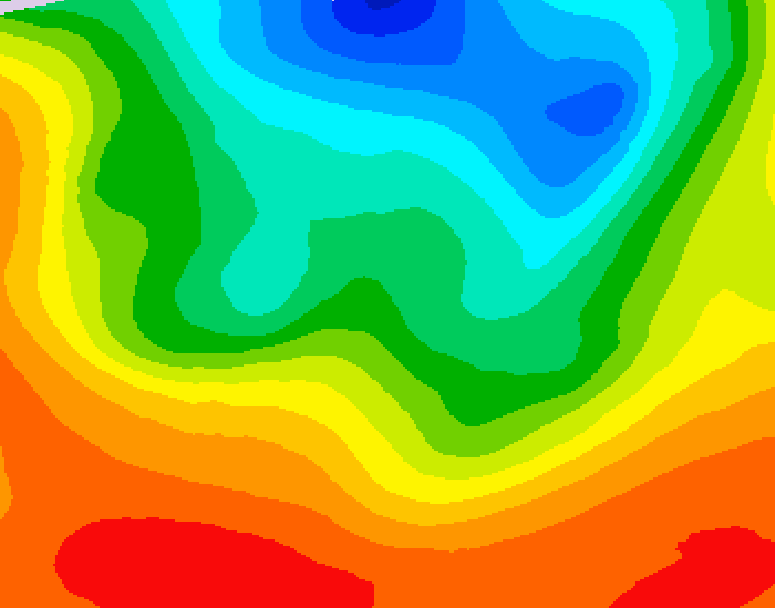 GDPS 500 millibar geopotential height 108 hour forecast chart for Canada based on 2026/09/06 0000Z data