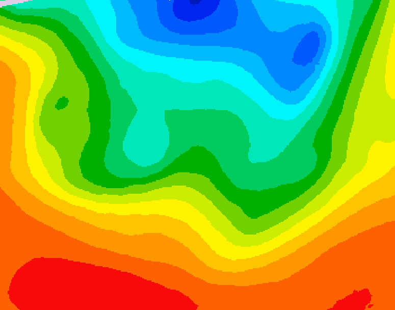 GDPS 500 millibar geopotential height 114 hour forecast chart for Canada based on 2026/09/06 0000Z data