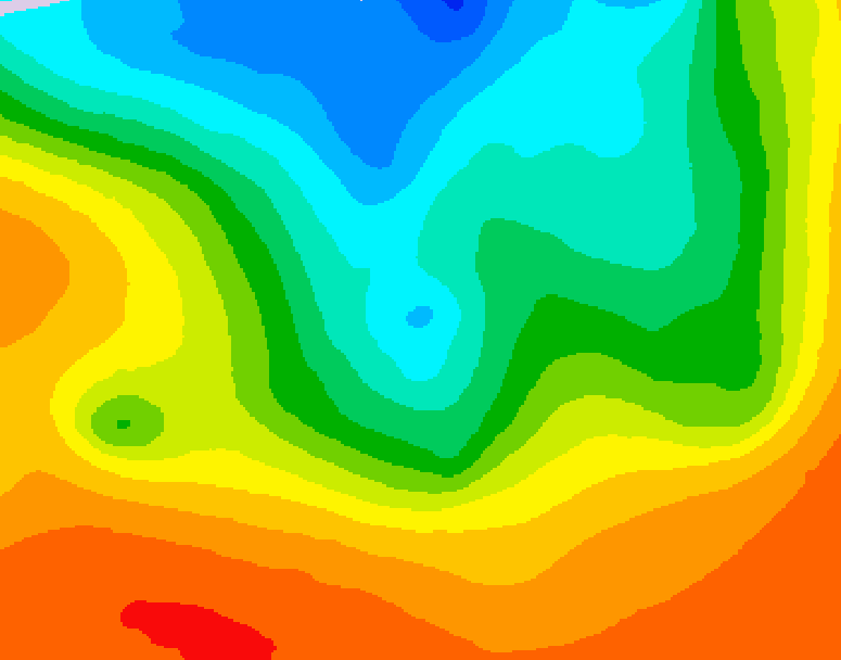 GDPS 500 millibar geopotential height 150 hour forecast chart for Canada based on 2026/09/06 0000Z data