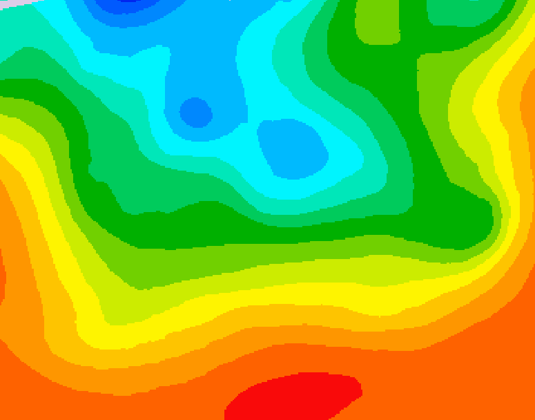 GDPS 500 millibar geopotential height 222 hour forecast chart for Canada based on 2026/09/06 0000Z data
