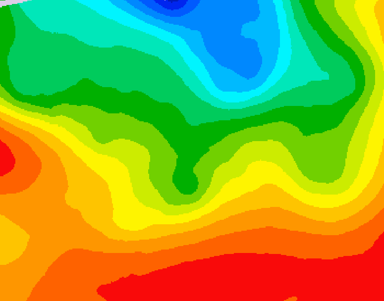 GDPS 500 millibar geopotential height 060 hour forecast chart for Canada based on 2026/09/06 1200Z data