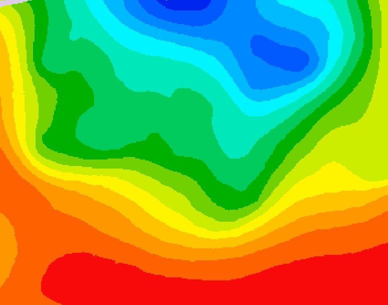 GDPS 500 millibar geopotential height 084 hour forecast chart for Canada based on 2026/09/06 1200Z data