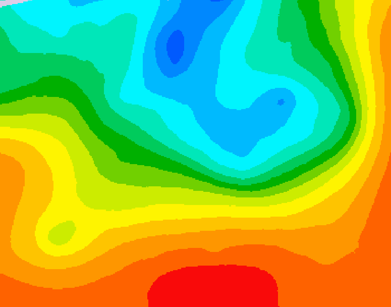 GDPS 500 millibar geopotential height 222 hour forecast chart for Canada based on 2026/09/06 1200Z data