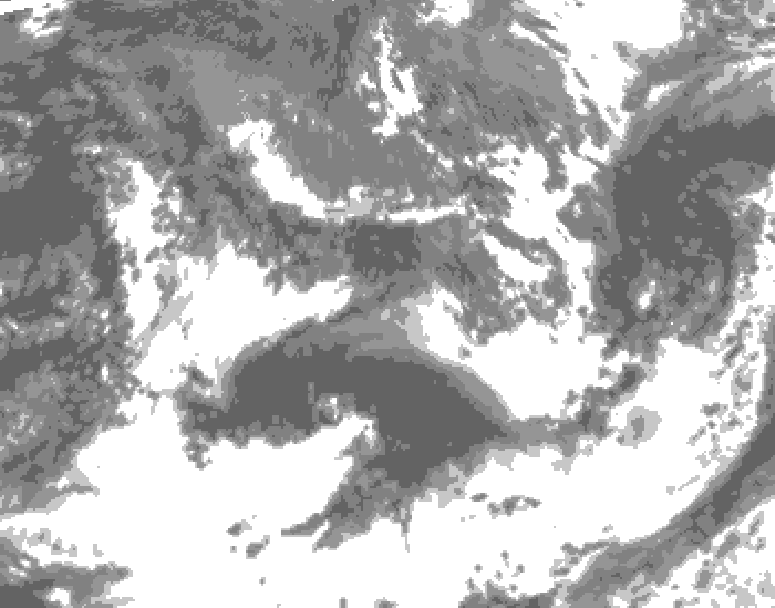 GDPS total cloud 060 hour forecast chart for Canada based on 2026/09/06 0000Z data