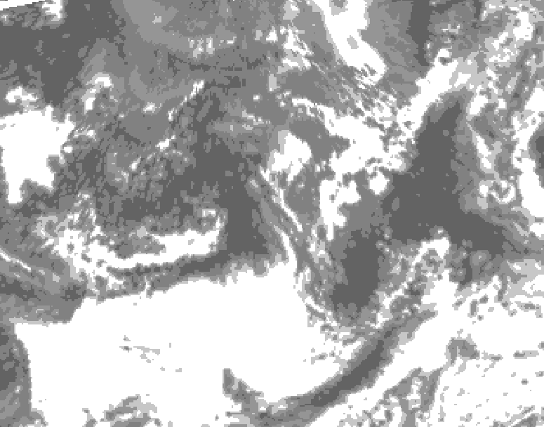GDPS total cloud 114 hour forecast chart for Canada based on 2026/09/06 0000Z data