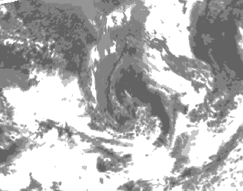 GDPS total cloud 162 hour forecast chart for Canada based on 2026/09/06 0000Z data
