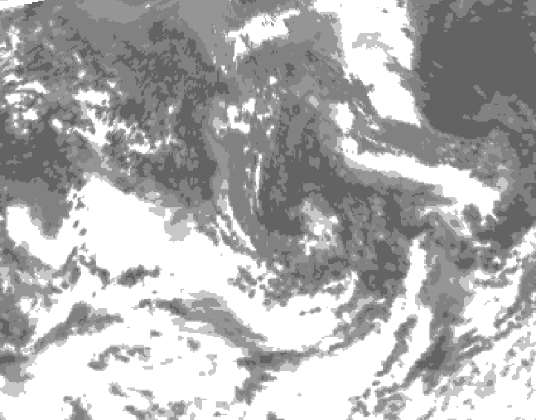 GDPS total cloud 174 hour forecast chart for Canada based on 2026/09/06 0000Z data