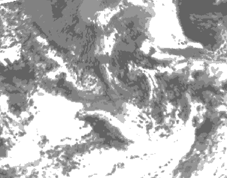 GDPS total cloud 192 hour forecast chart for Canada based on 2026/09/06 0000Z data