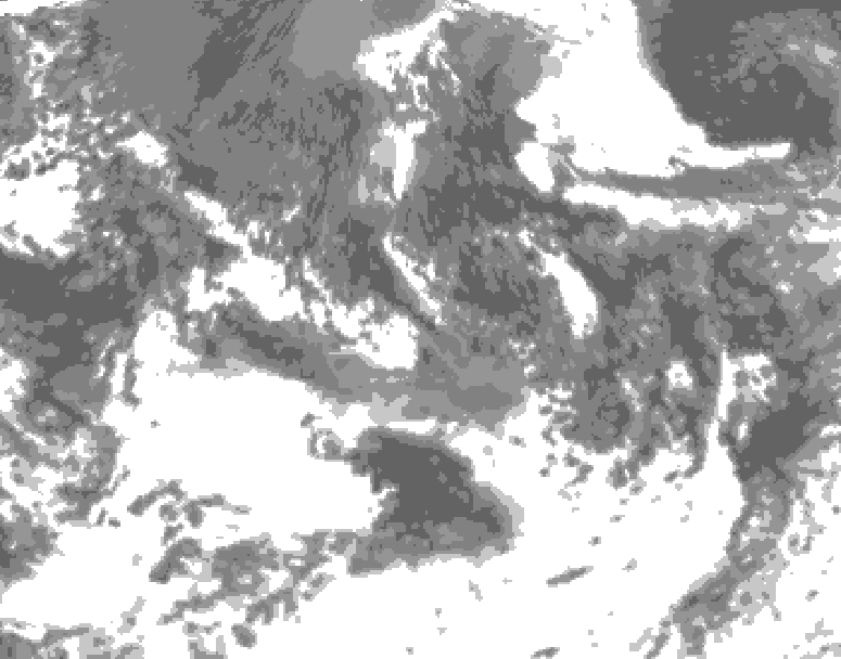 GDPS total cloud 198 hour forecast chart for Canada based on 2026/09/06 0000Z data