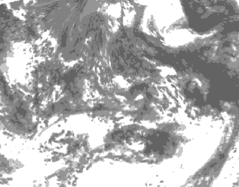 GDPS total cloud 216 hour forecast chart for Canada based on 2026/09/06 0000Z data
