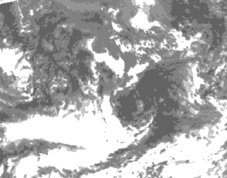 GDPS total cloud 084 hour forecast chart for Canada based on 2026/09/06 1200Z data
