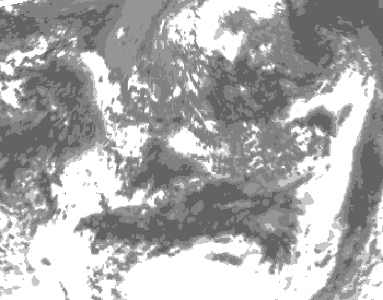 GDPS total cloud 240 hour forecast chart for Canada based on 2026/09/06 1200Z data