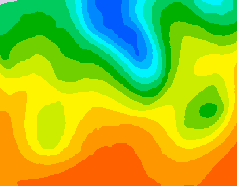 GDPS 500 millibar geopotential height 006 hour forecast chart for Canada based on 2026/09/07 0000Z data