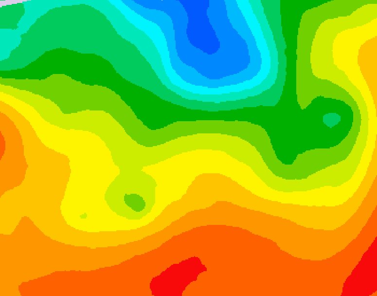 GDPS 500 millibar geopotential height 030 hour forecast chart for Canada based on 2026/09/07 0000Z data