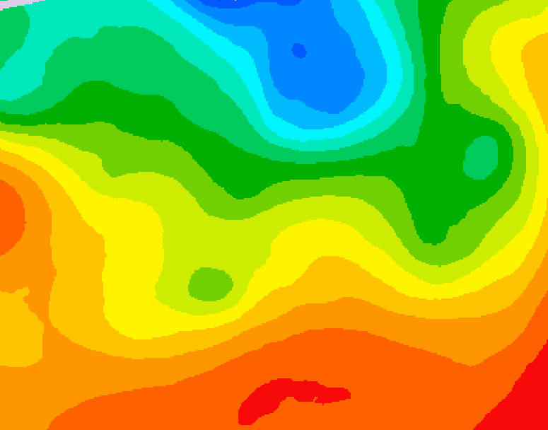 GDPS 500 millibar geopotential height 036 hour forecast chart for Canada based on 2026/09/07 0000Z data