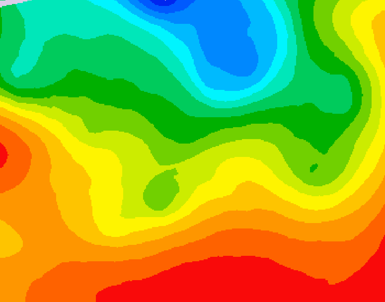 GDPS 500 millibar geopotential height 042 hour forecast chart for Canada based on 2026/09/07 0000Z data