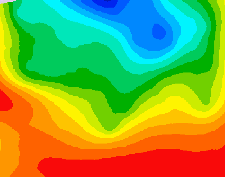 GDPS 500 millibar geopotential height 060 hour forecast chart for Canada based on 2026/09/07 0000Z data