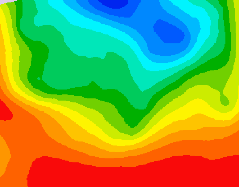 GDPS 500 millibar geopotential height 066 hour forecast chart for Canada based on 2026/09/07 0000Z data