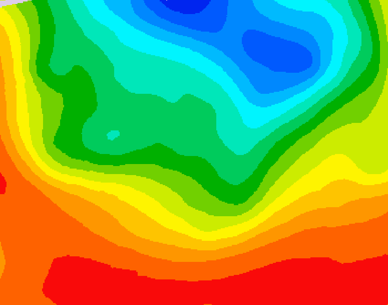 GDPS 500 millibar geopotential height 072 hour forecast chart for Canada based on 2026/09/07 0000Z data