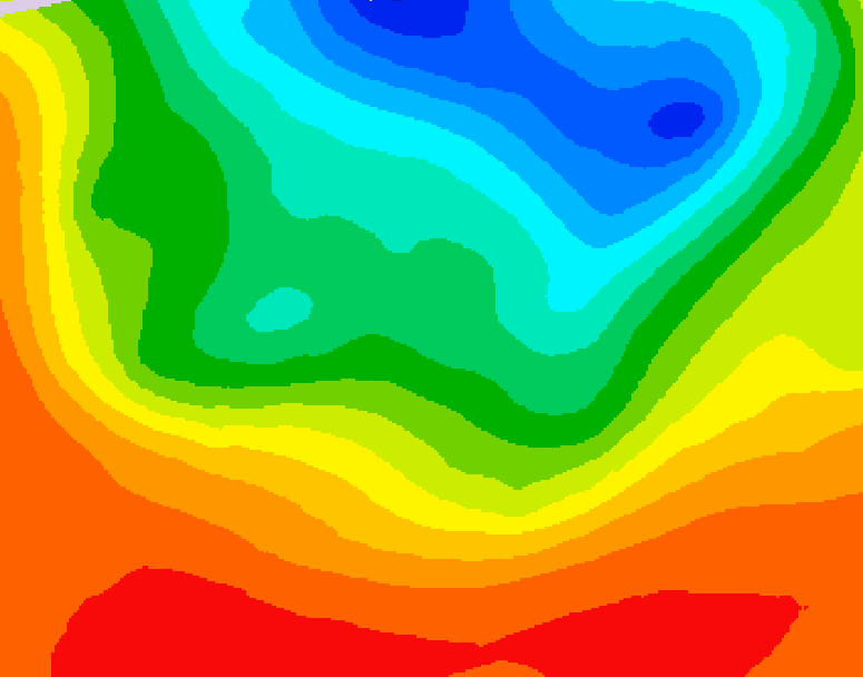 GDPS 500 millibar geopotential height 078 hour forecast chart for Canada based on 2026/09/07 0000Z data
