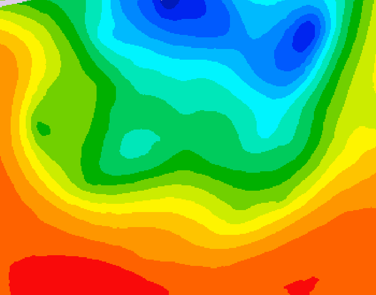 GDPS 500 millibar geopotential height 090 hour forecast chart for Canada based on 2026/09/07 0000Z data