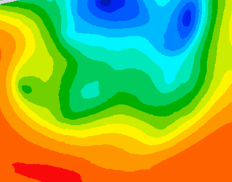 GDPS 500 millibar geopotential height 096 hour forecast chart for Canada based on 2026/09/07 0000Z data