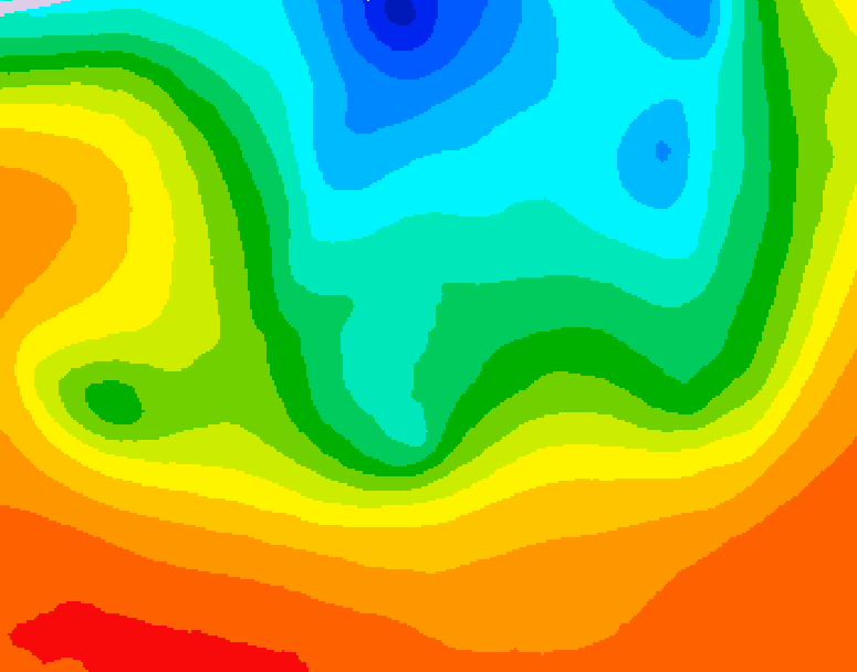 GDPS 500 millibar geopotential height 114 hour forecast chart for Canada based on 2026/09/07 0000Z data