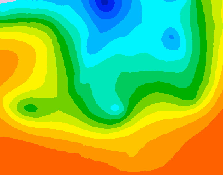 GDPS 500 millibar geopotential height 120 hour forecast chart for Canada based on 2026/09/07 0000Z data