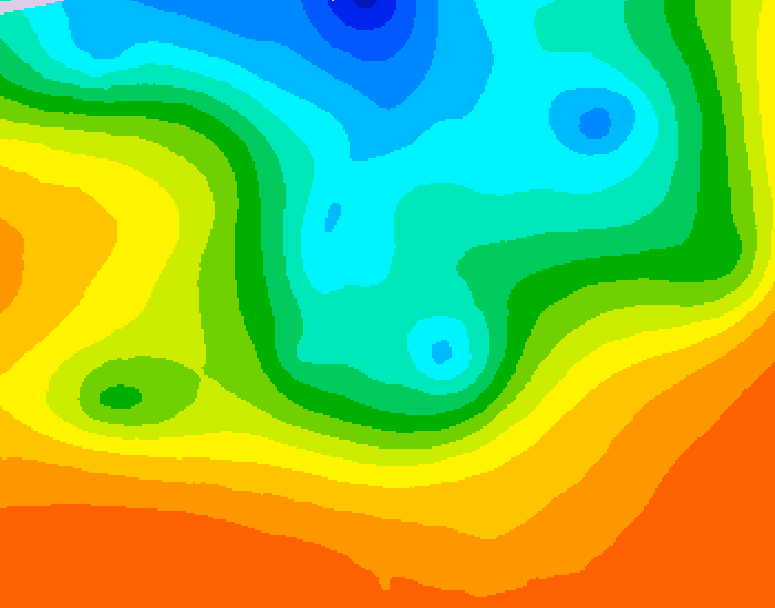 GDPS 500 millibar geopotential height 132 hour forecast chart for Canada based on 2026/09/07 0000Z data