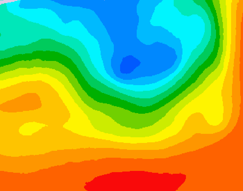 GDPS 500 millibar geopotential height 222 hour forecast chart for Canada based on 2026/09/07 0000Z data