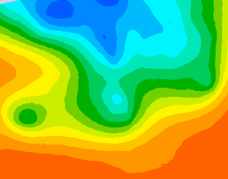 GDPS 500 millibar geopotential height 120 hour forecast chart for Canada based on 2026/09/07 1200Z data