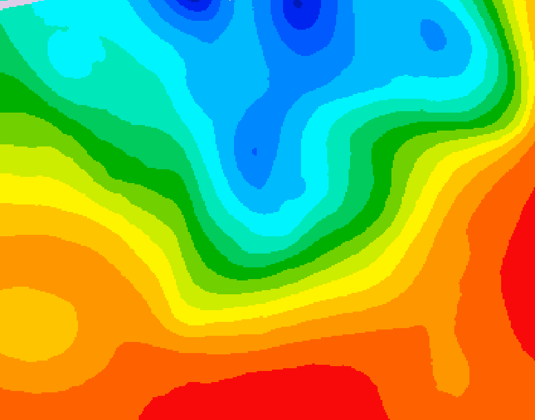 GDPS 500 millibar geopotential height 222 hour forecast chart for Canada based on 2026/09/07 1200Z data