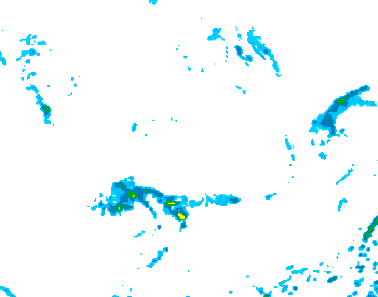 GDPS precipitation 024 hour forecast chart for Canada based on 2026/09/07 0000Z data