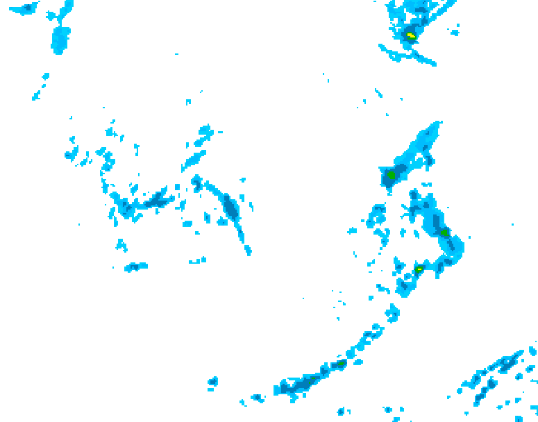 GDPS precipitation 084 hour forecast chart for Canada based on 2026/09/07 0000Z data